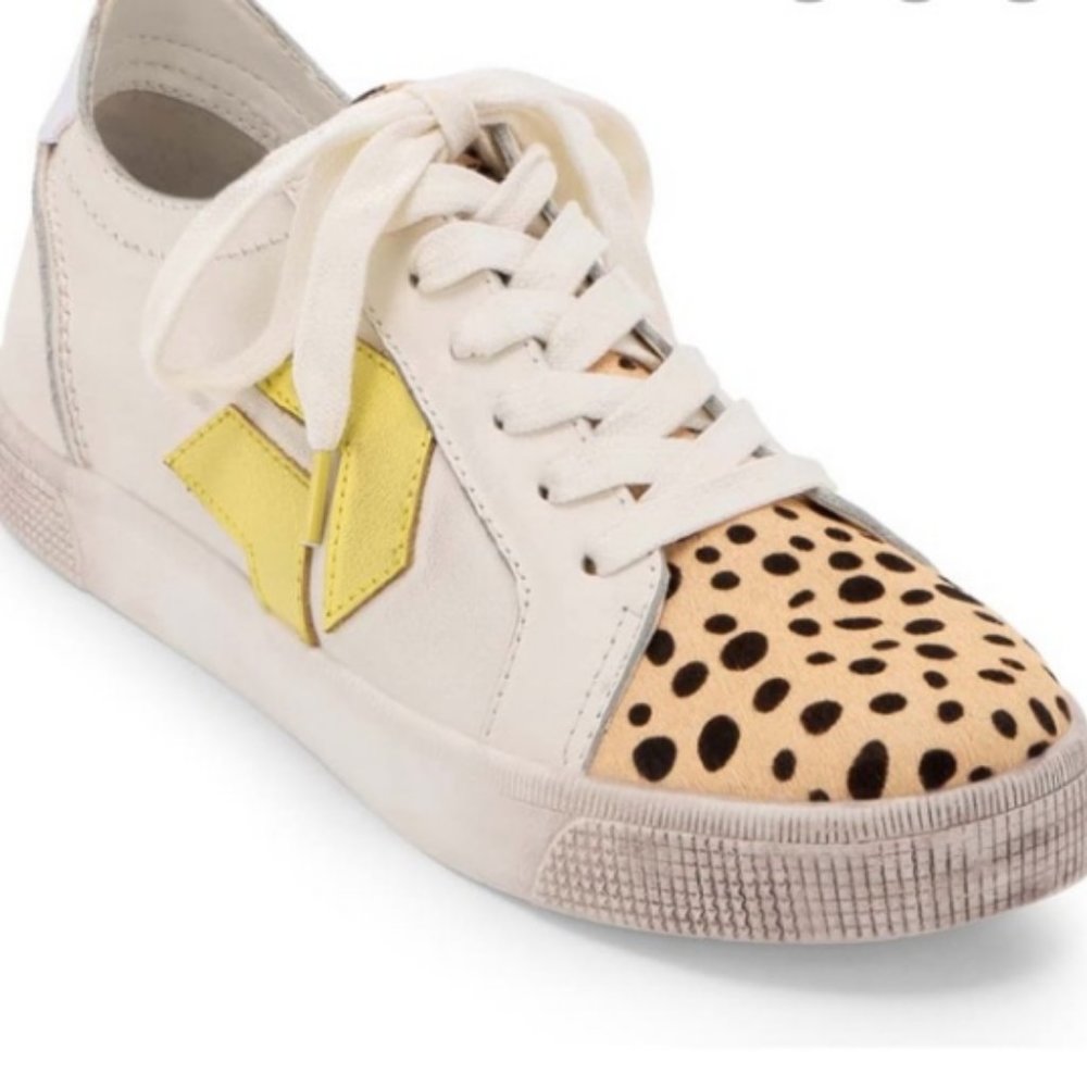 Dolce Vita Zaga Sneakers White & Leopard